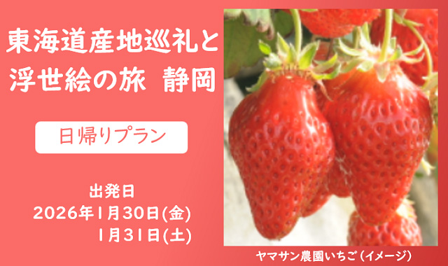 東海道産地巡礼と浮世絵の旅 静岡