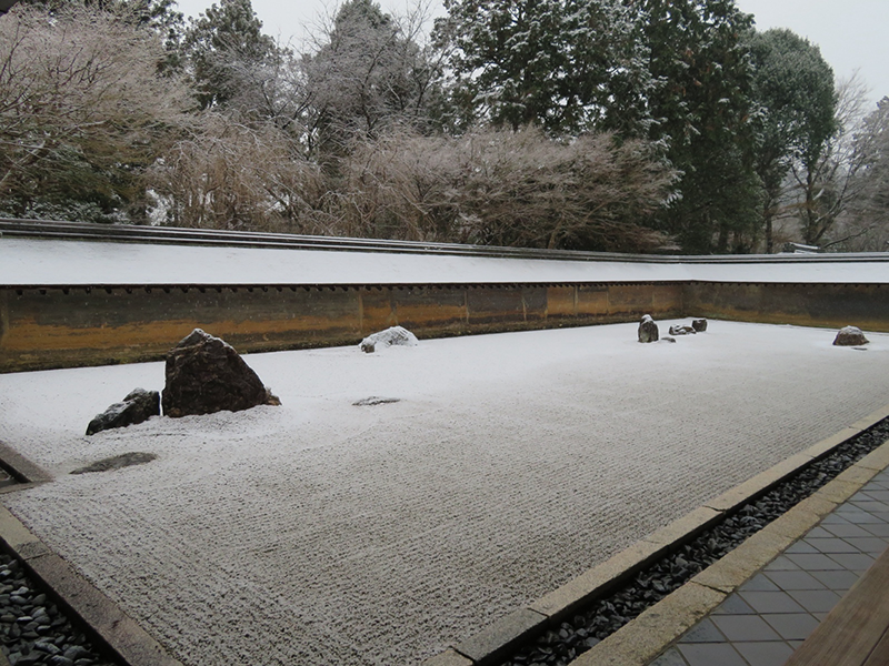 冬の龍安寺