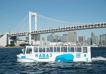水陸両用バス TOKYO NO KABA
