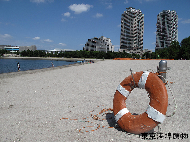 お台場海浜公園・台場公園　砂浜