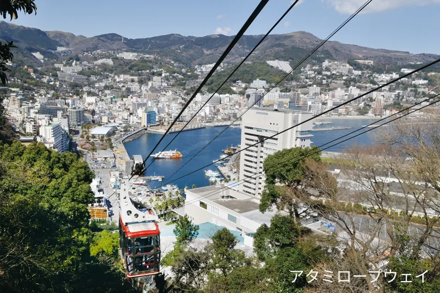 熱海ロープウェイから一望できる景色