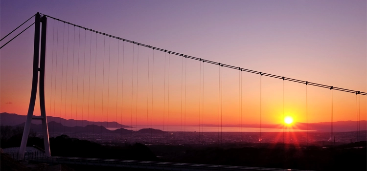 三島スカイウォーク 夕日イメージ