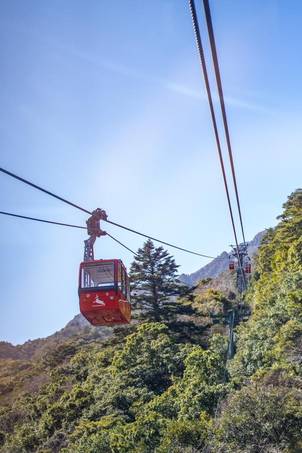 御在所ロープウエイ（菰野町）