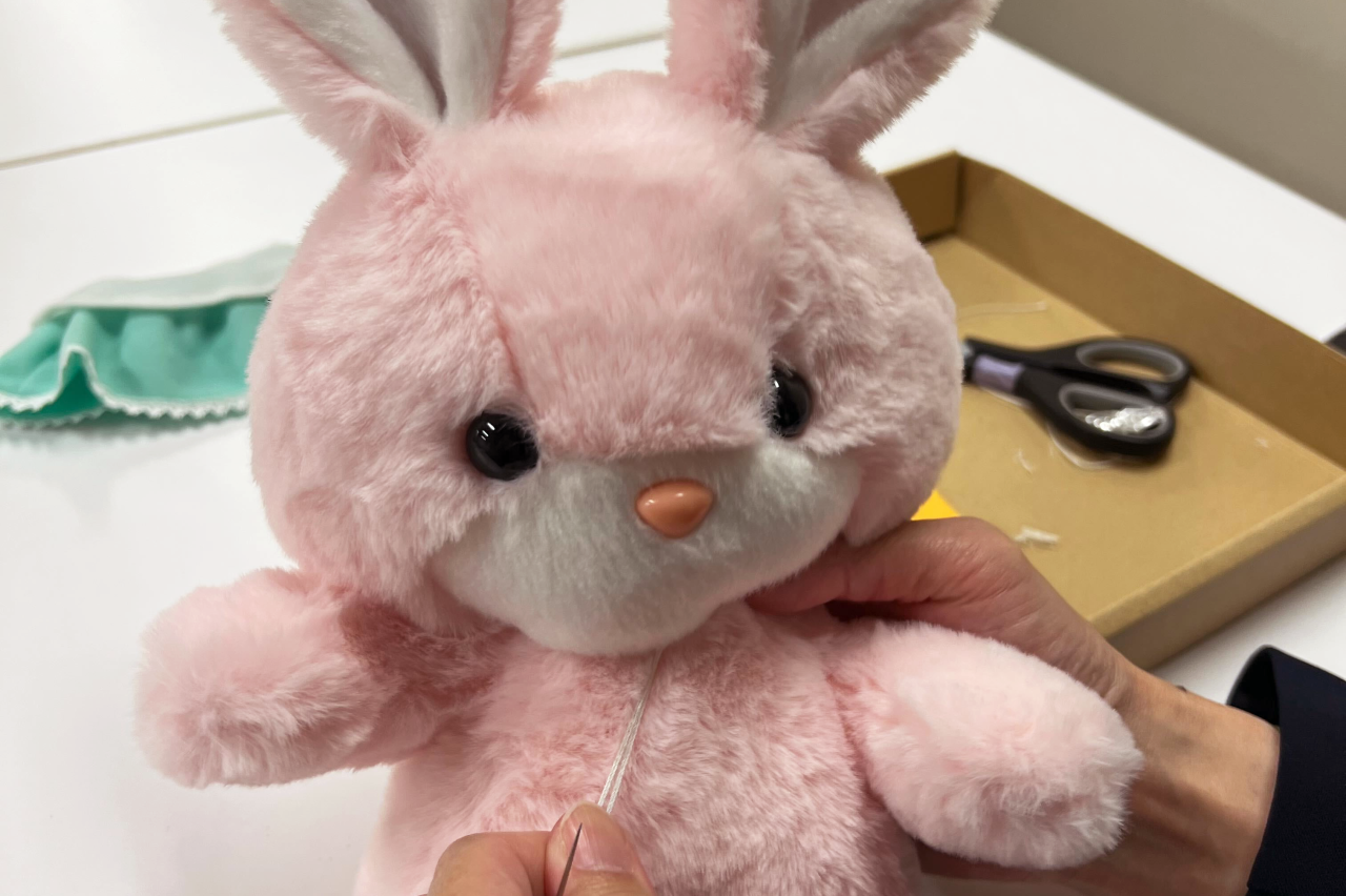 ぐっと引っ張って…！決める！