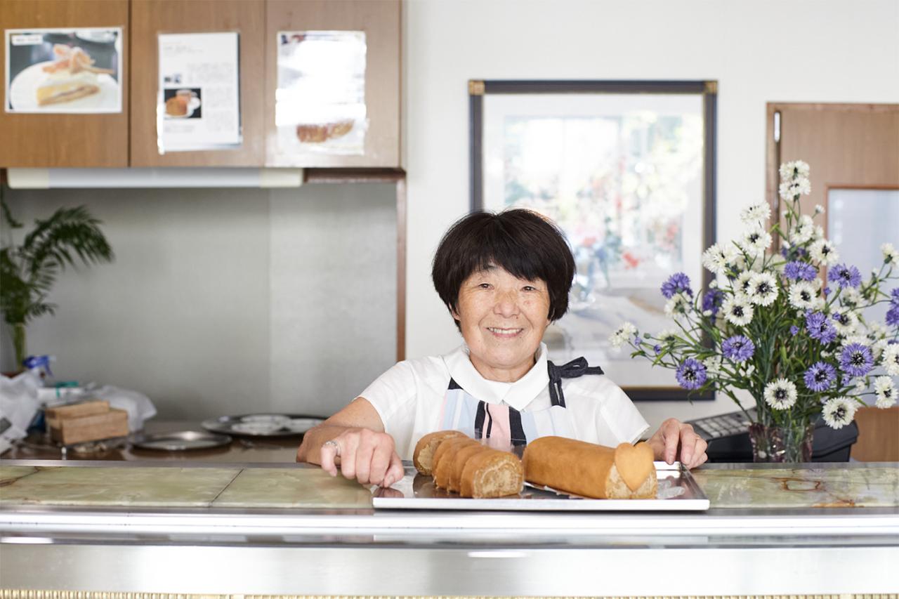 新田道雄さんの子女の村井梢さん。