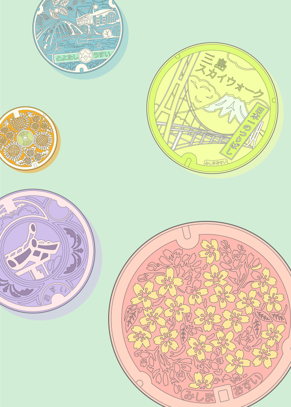 マンホールぬりえ（静岡県）