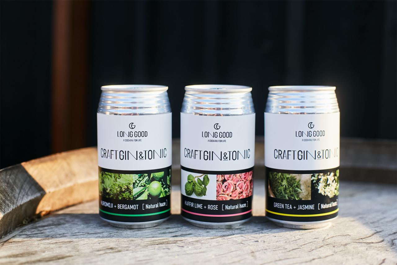 LONGGOODシリーズ3種。左から「黒文字＋ベルガモット」、「カフィアライム＋ローズ」、「グリーンティー＋ジャスミン」。