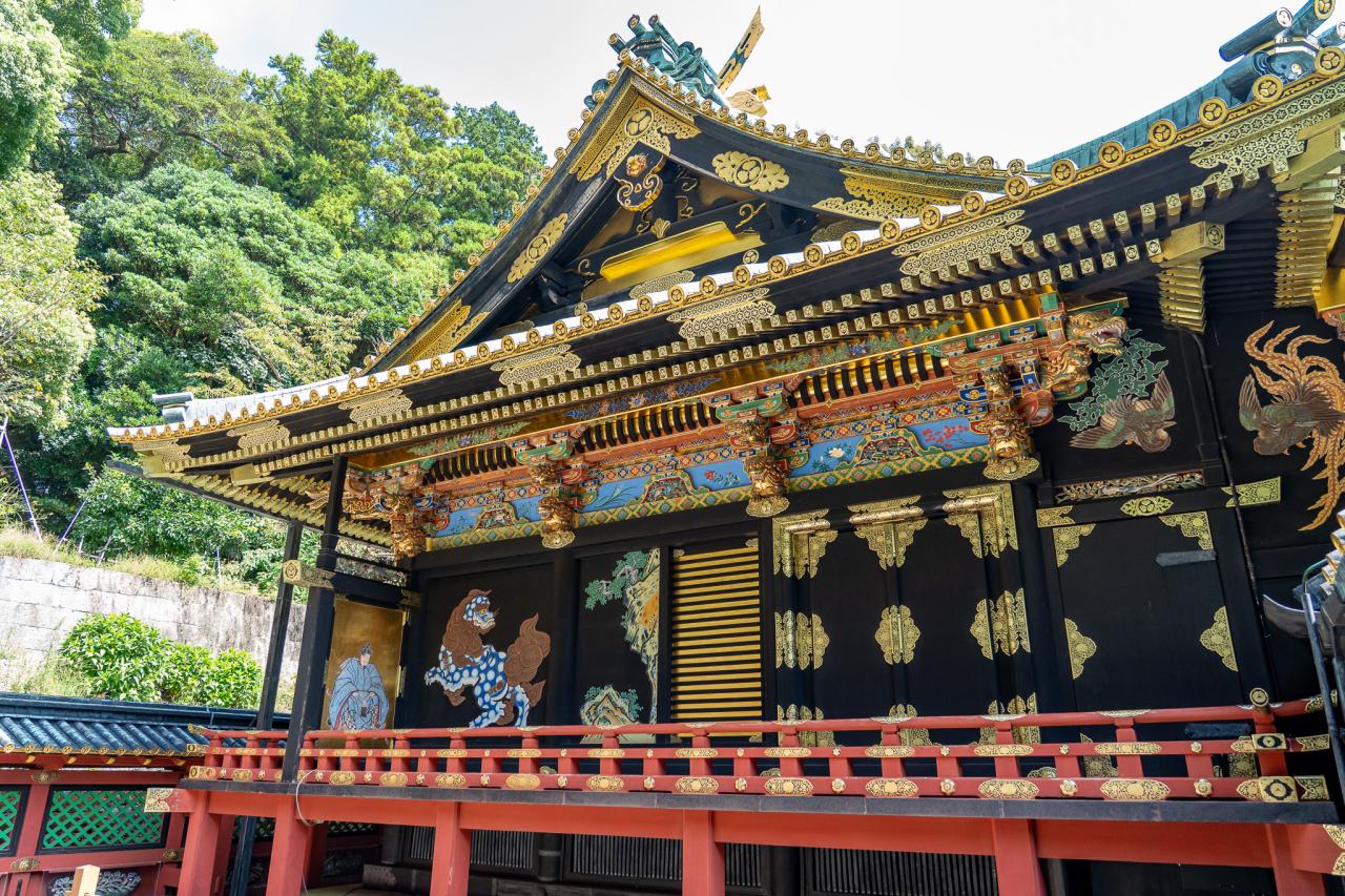 御社殿（拝殿の側面）