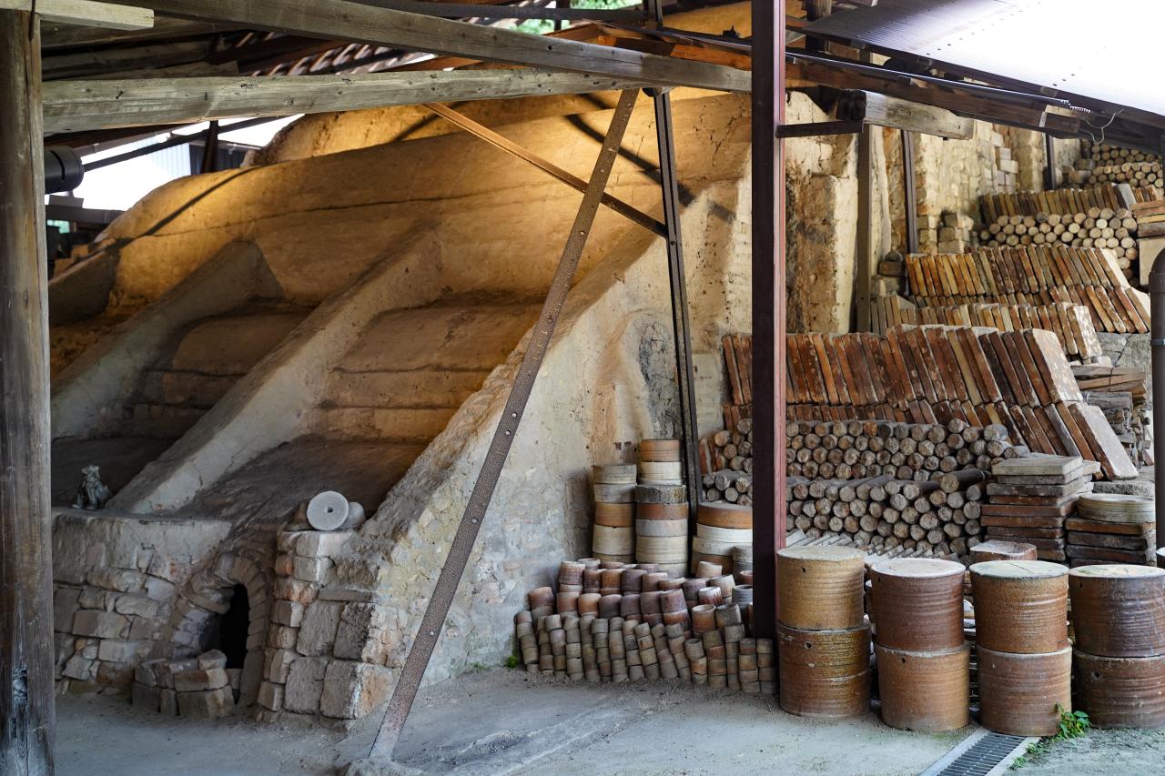 大切に保存された、1979年まで使われていたという瀬戸市指定文化財の登り窯