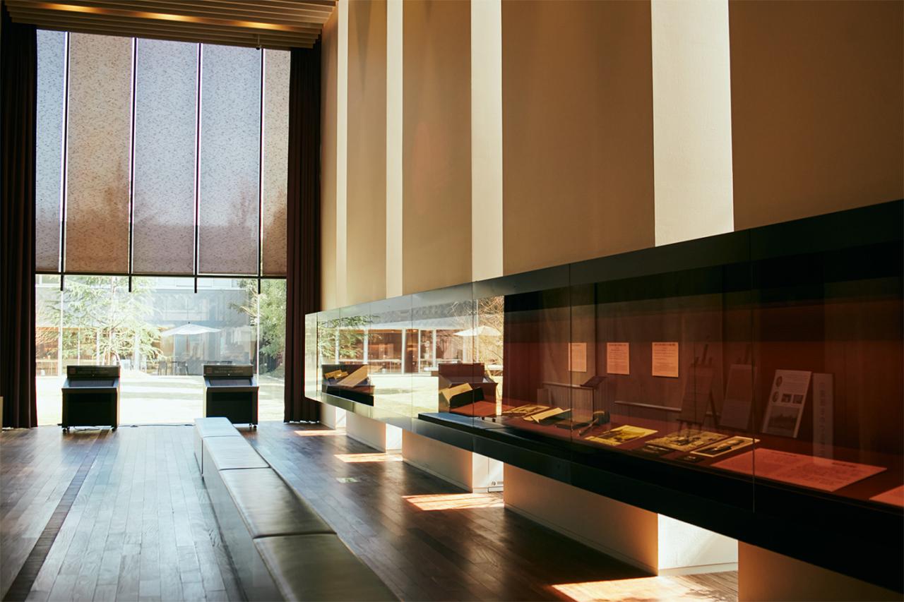 企画展に合わせて内容が変わるオリエントホールの展示。