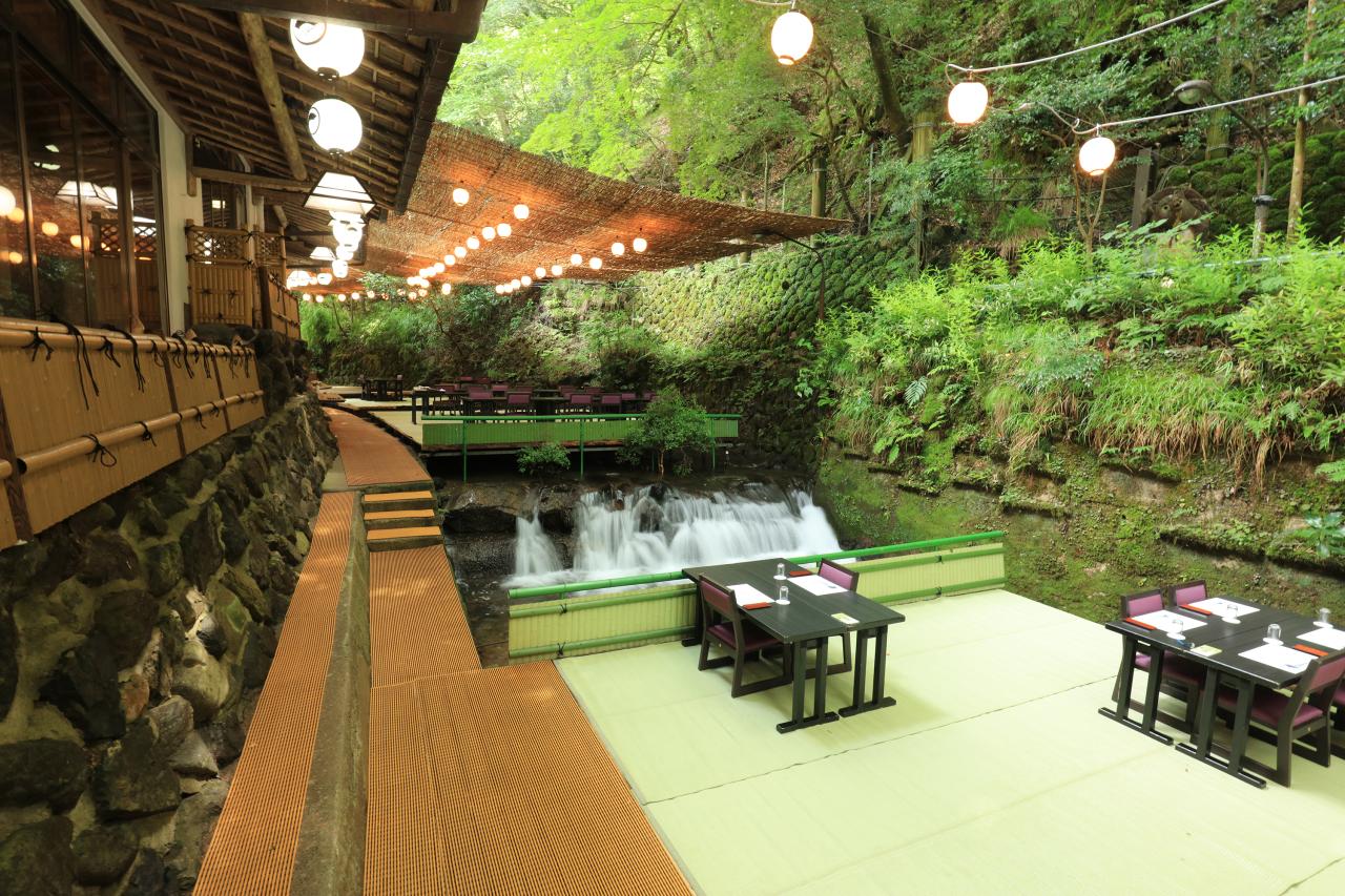 広々とした川床