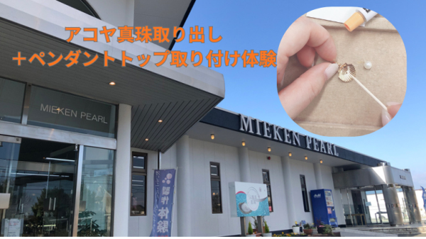 【EX会員価格】アコヤ真珠取り出し＋ペンダントトップ取り付け体験✨