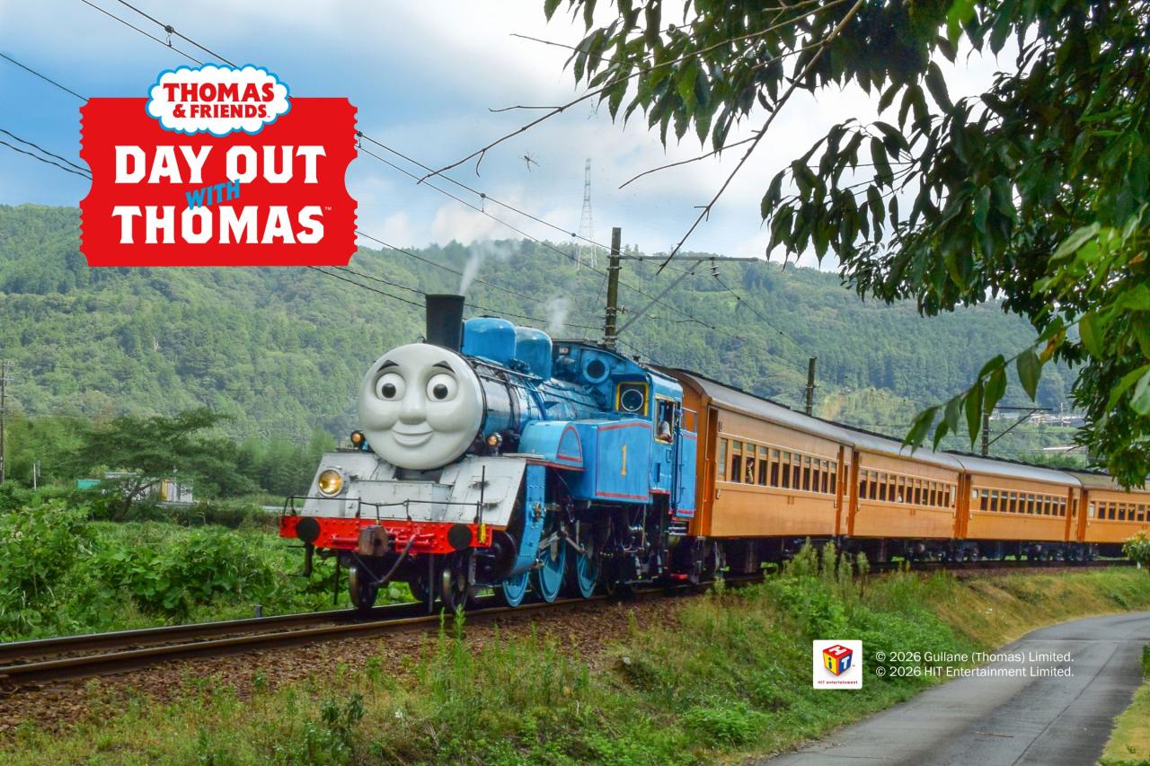 きかんしゃトーマス号・パーシー号に乗って、お出かけ！！（大井川鐵道）